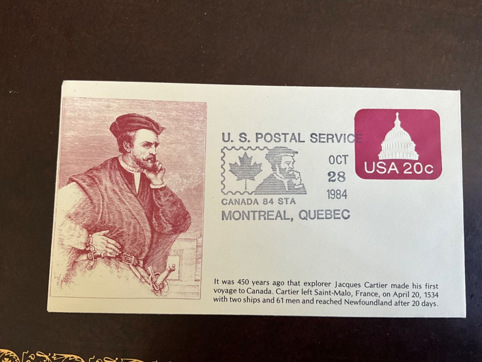 1981 Stamp U601 Capital Dome Postal Stationary Envelope Mint