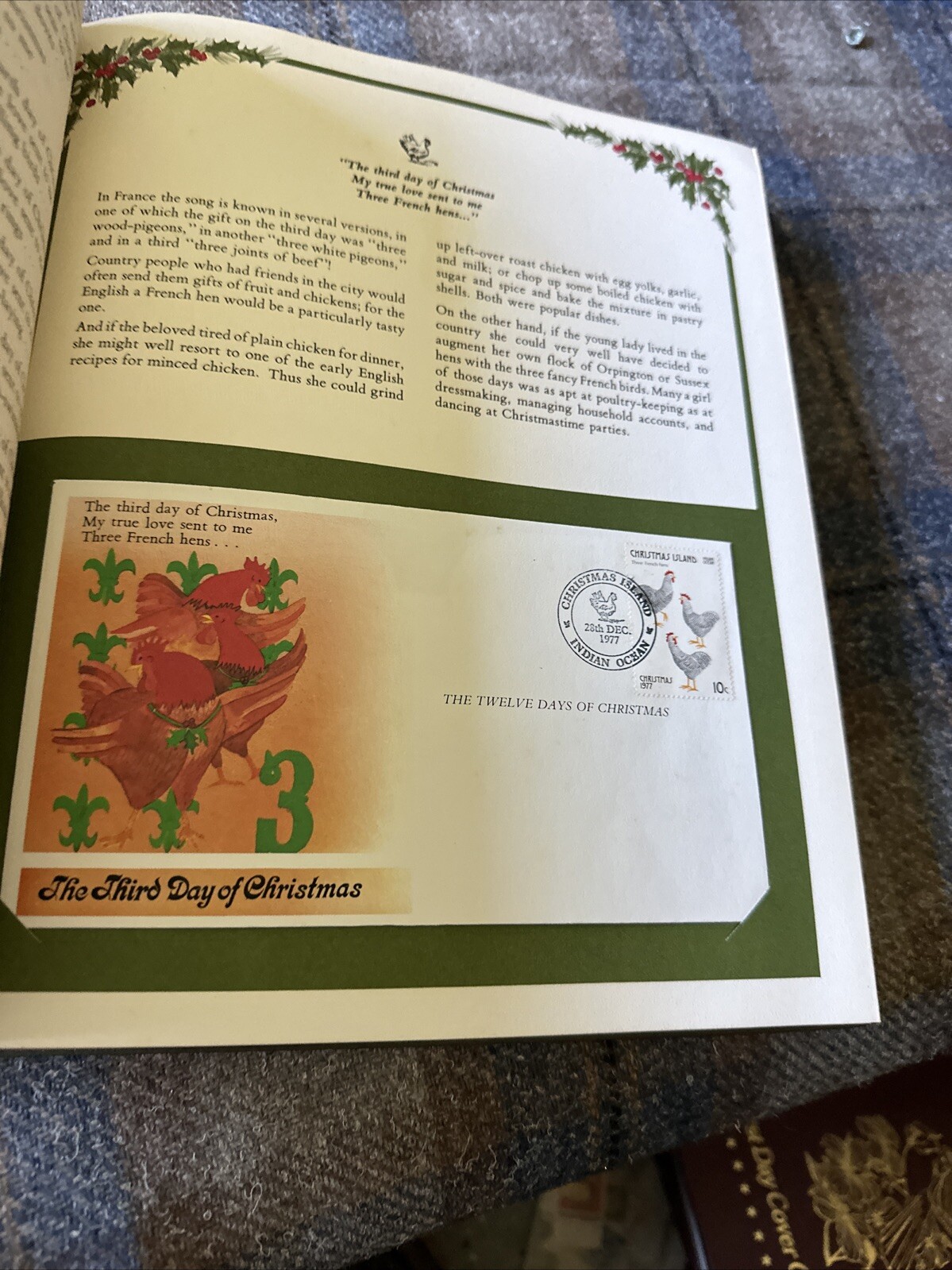 1977 1978 12 Days of Christmas FDC’s Christmas Island x 12 in the set