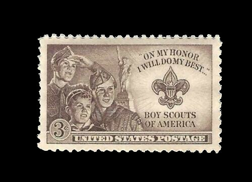 STAMPS US SCOTT 995 “Scouts & Scout Badge” 3 CENT 1950 MNH