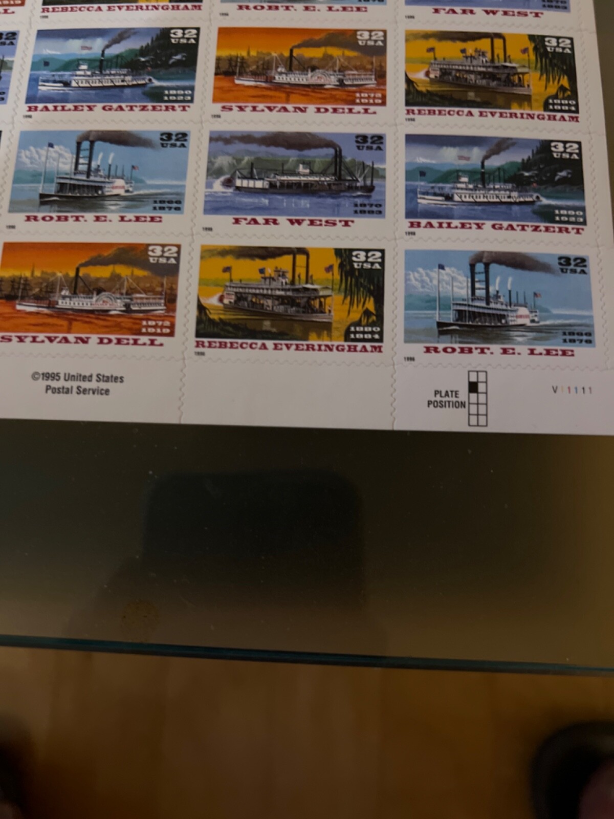 See Photos. Steamboats 32c Postage Sheet #3091-95 MNH