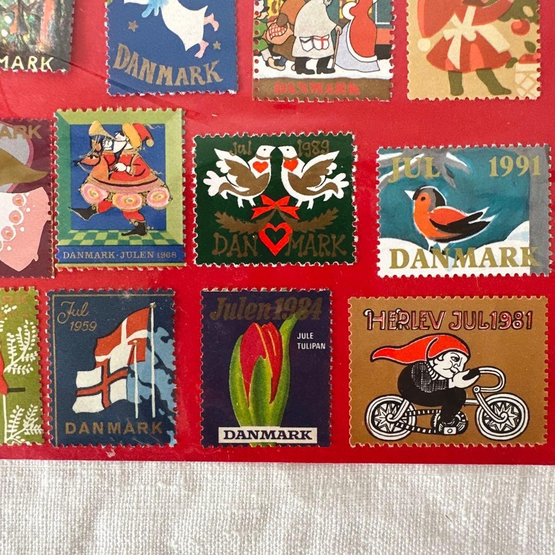 Rare Scandinavian Denmark Vintage Stamp Set Unused