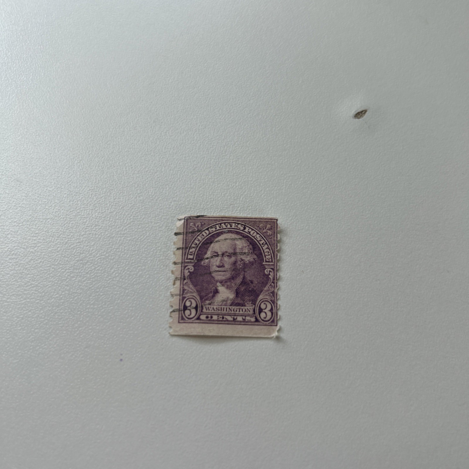 Vintage Rare 1932 US 3 Cent George Washington Stamp | Purple / Violet #S