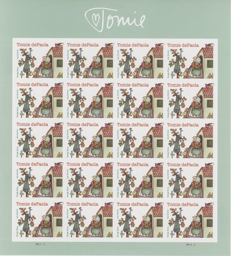 US SCOTT 5797 SHEET OF 20 TOMIE DEPAOLA FOREVER STAMPS MNH