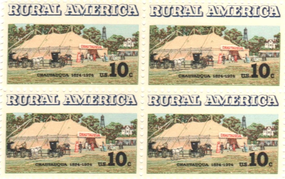 United States 10¢ Rural America Chautauqua Tent Postage Stamp #1505 Pack of 100