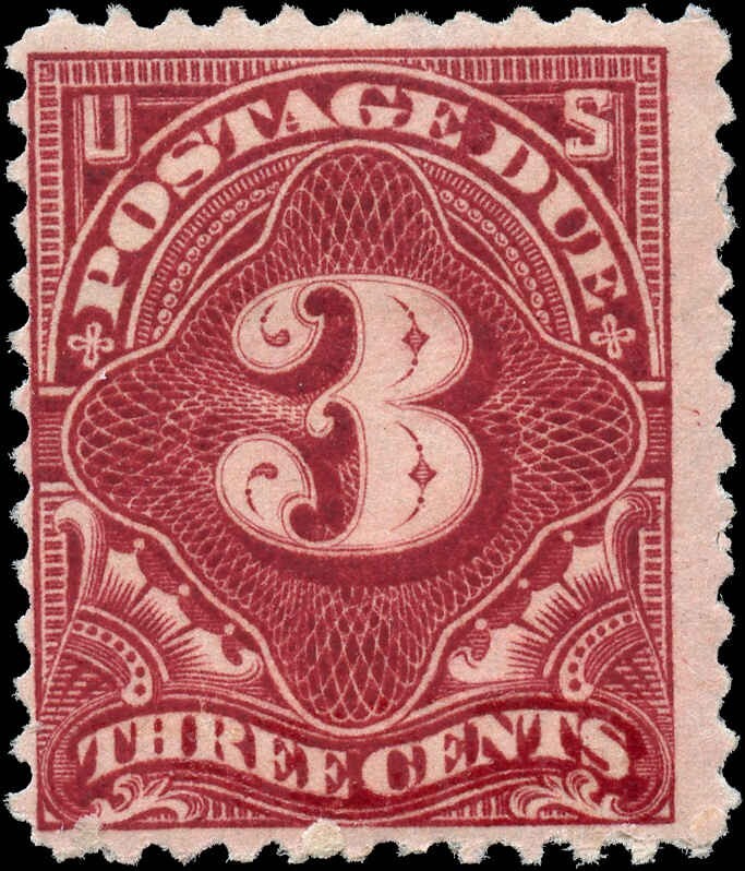 USA Mint LH F 5c Scott #J33 1895 Postage Due Stamp