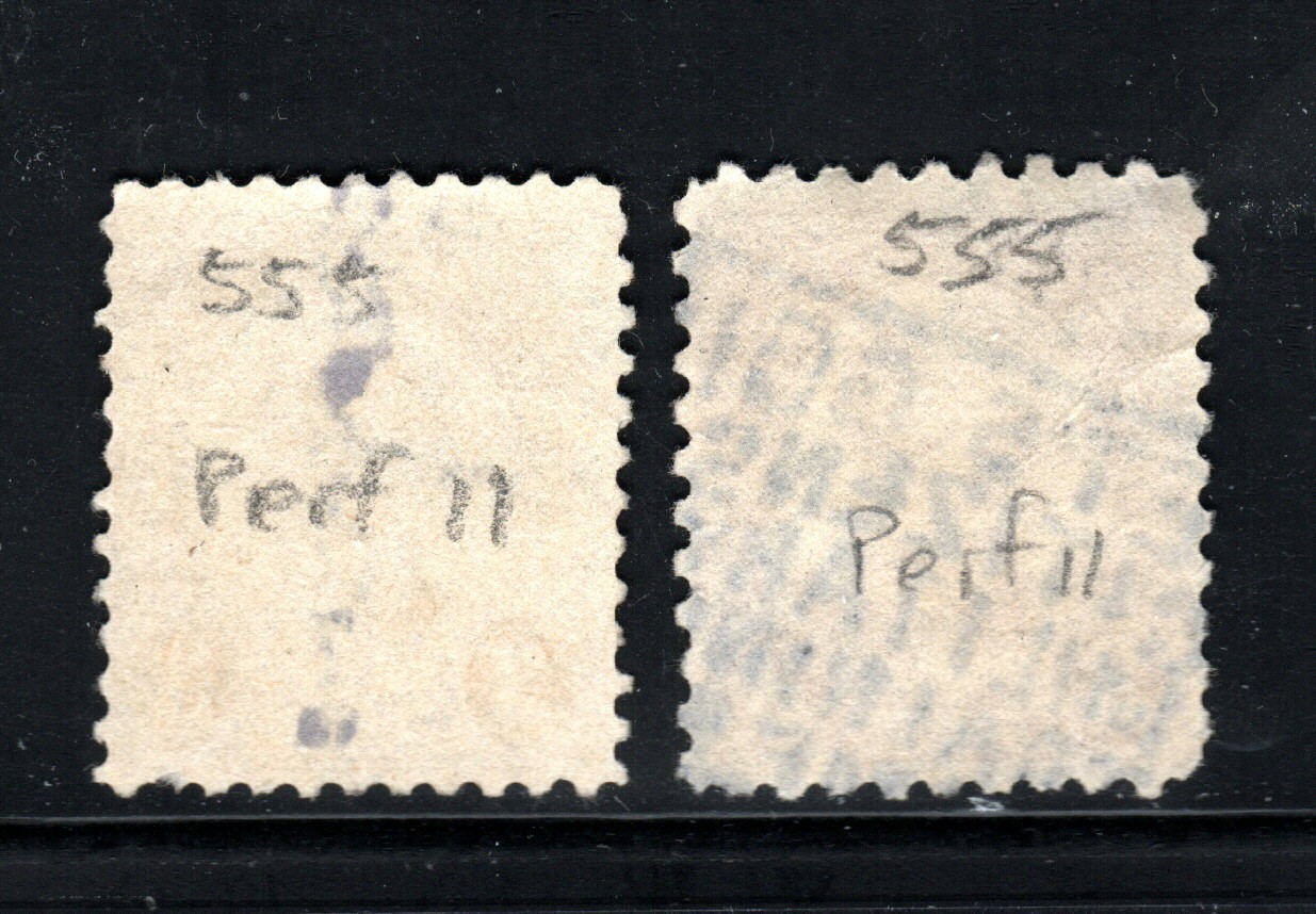 U.S. Stamp – (circa 1922-1925) – 3¢ Abraham Lincoln (perf 11) SC# 555