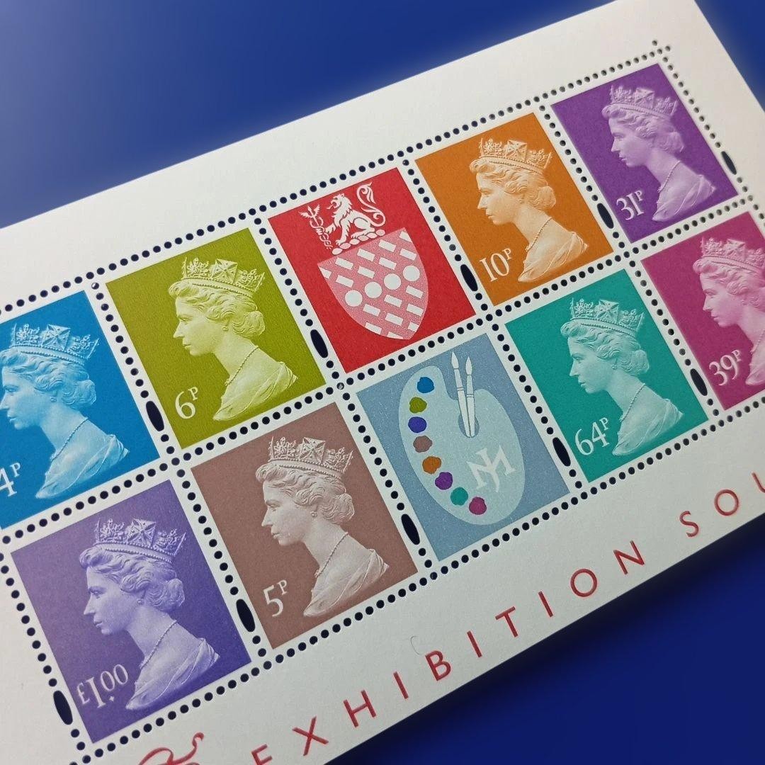 10087 Foreign Stamp United Kingdom 2000 J. Matthews Palette Miniature Sheet