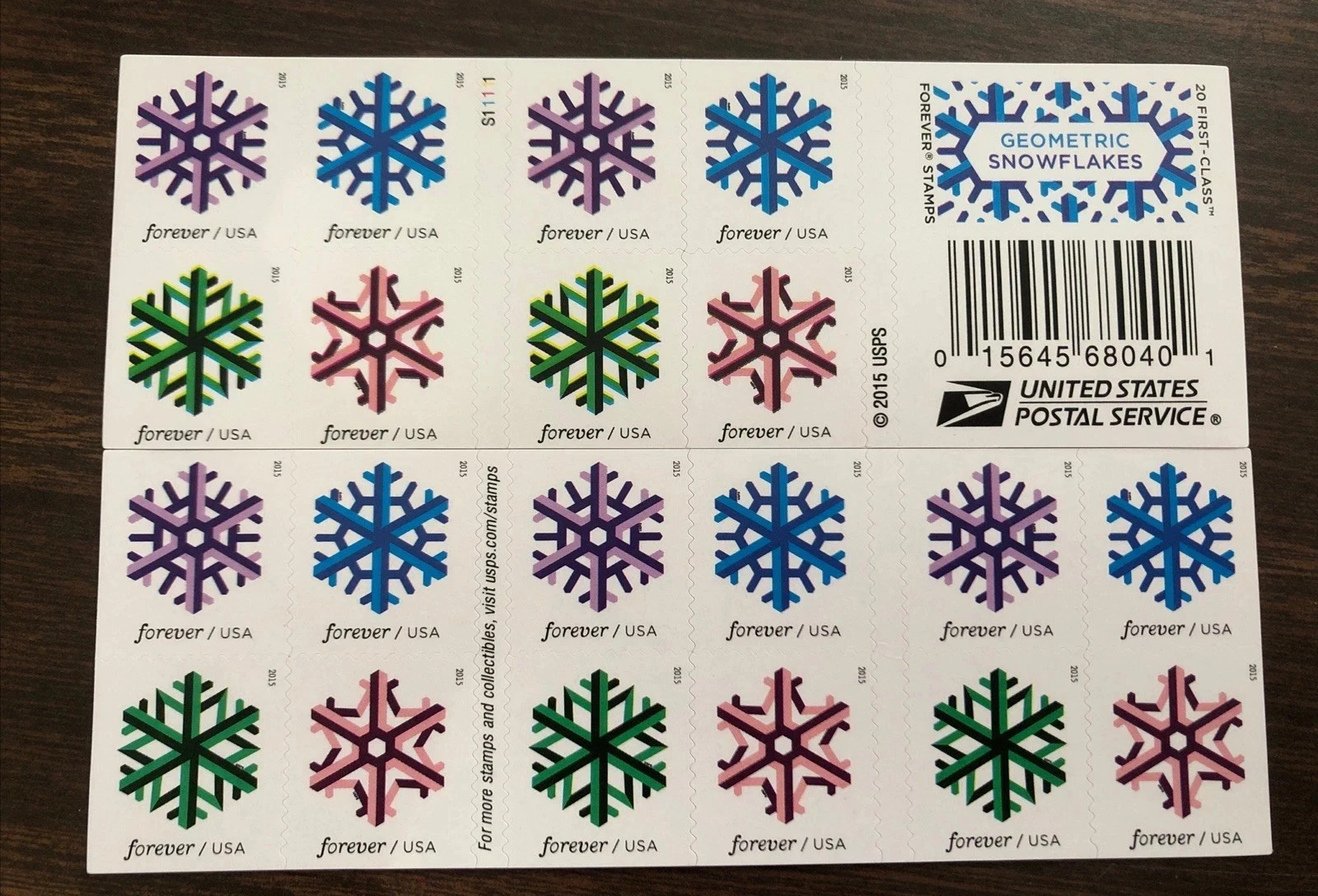 100 NonExpiring assorted stamps, uncancelled, original **14% off retail prices**