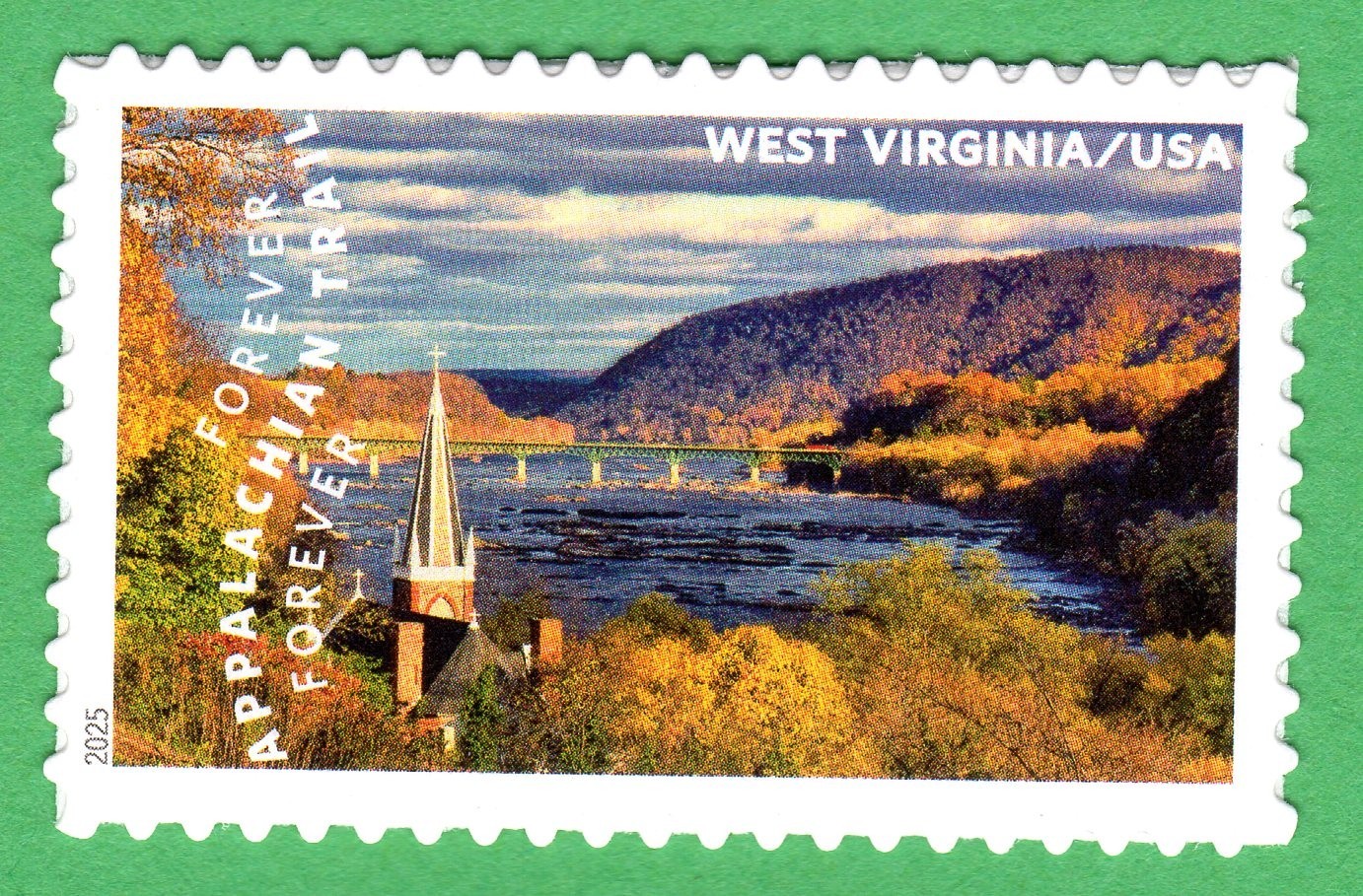 Appalachian Trail West Virginia Single Forever Stamps – MNH