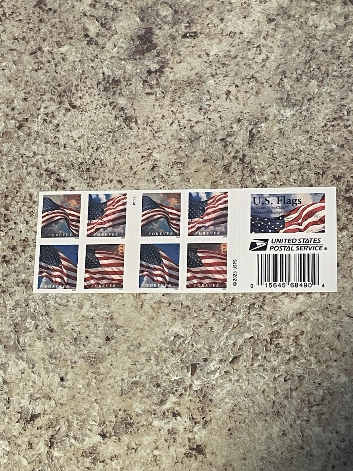USPS Forever Stamps – US Flags (2023) Booklet Of 20 Stamps MNH