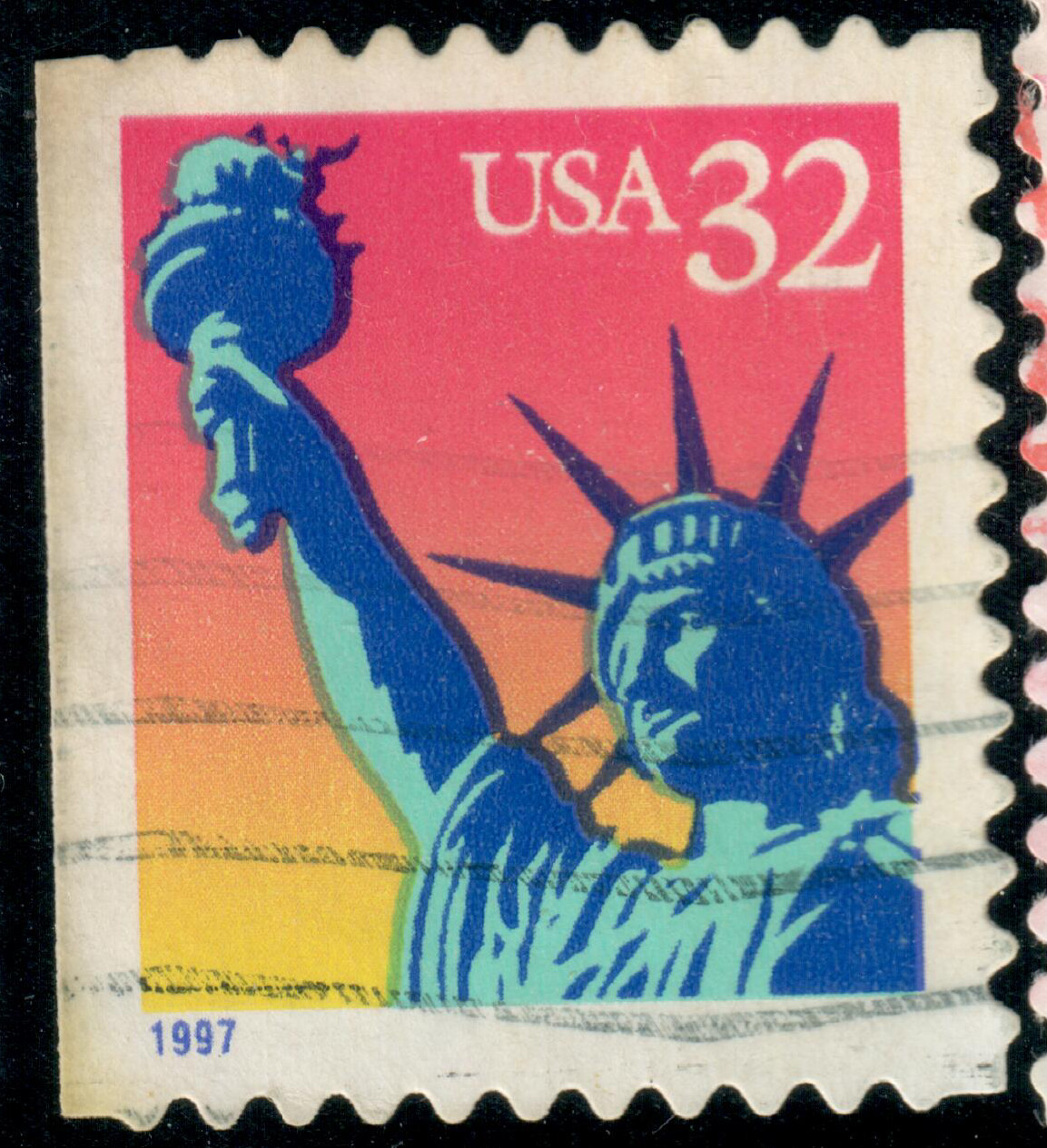 USA – 1997 – Statue of Liberty – 32¢ – #3822