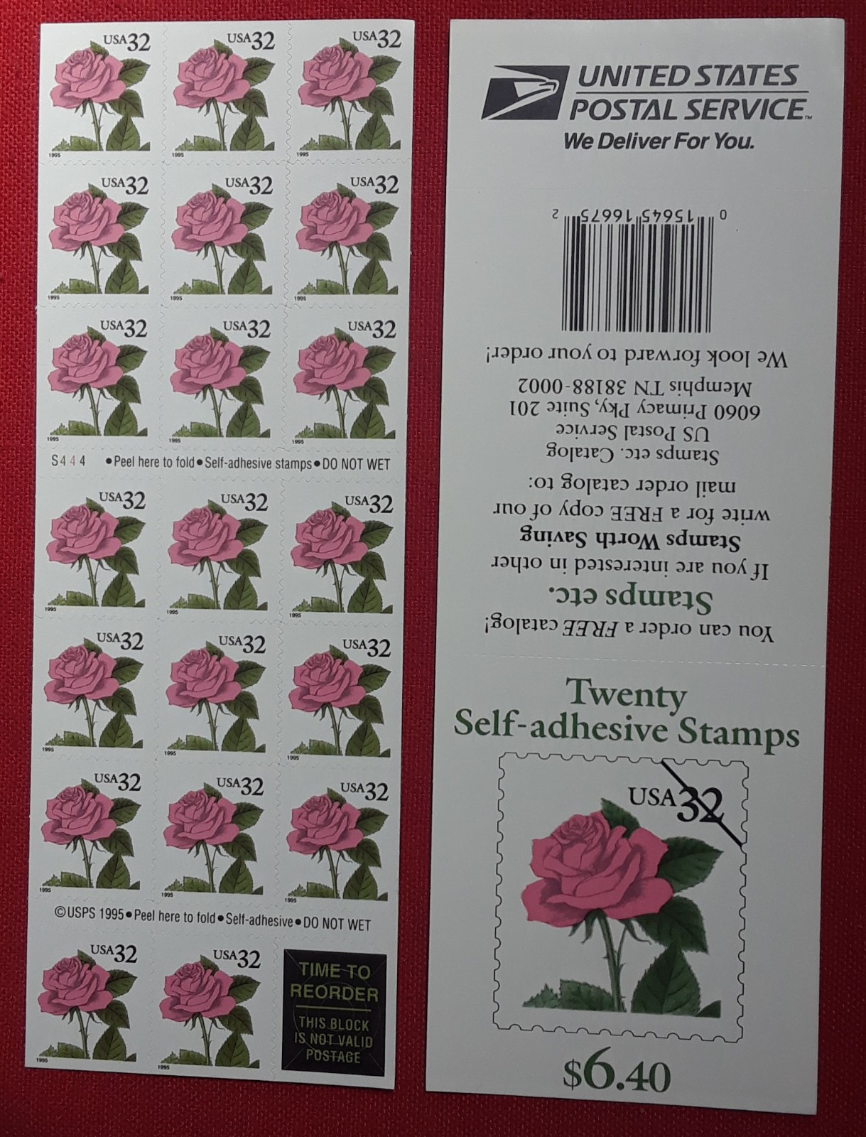 Three Booklets x 20 = 60 of MADONNA & CHILD by Gossaert 37¢ US Stamps. Sc 3820a