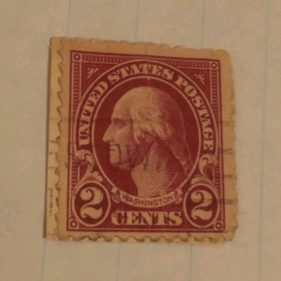 United States 2 Cent Washington Red Used Postage Stamp Single