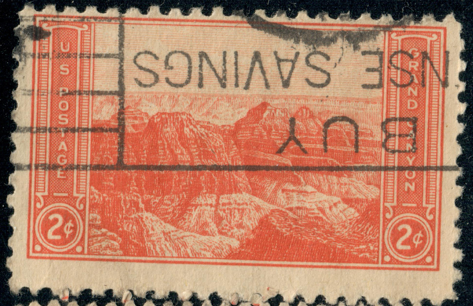 USA – 1934 – National Parks – Grand Canyon – 2¢ – #2727