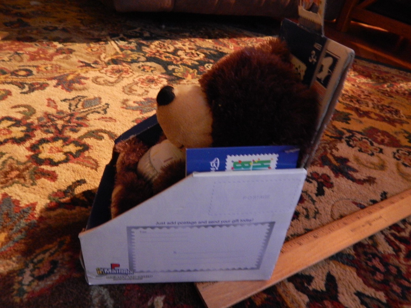 USPS ~ 39c Happy Birthday Stamp ~ Plush Bear & Cupcake ~ 2012 Ltd Promo