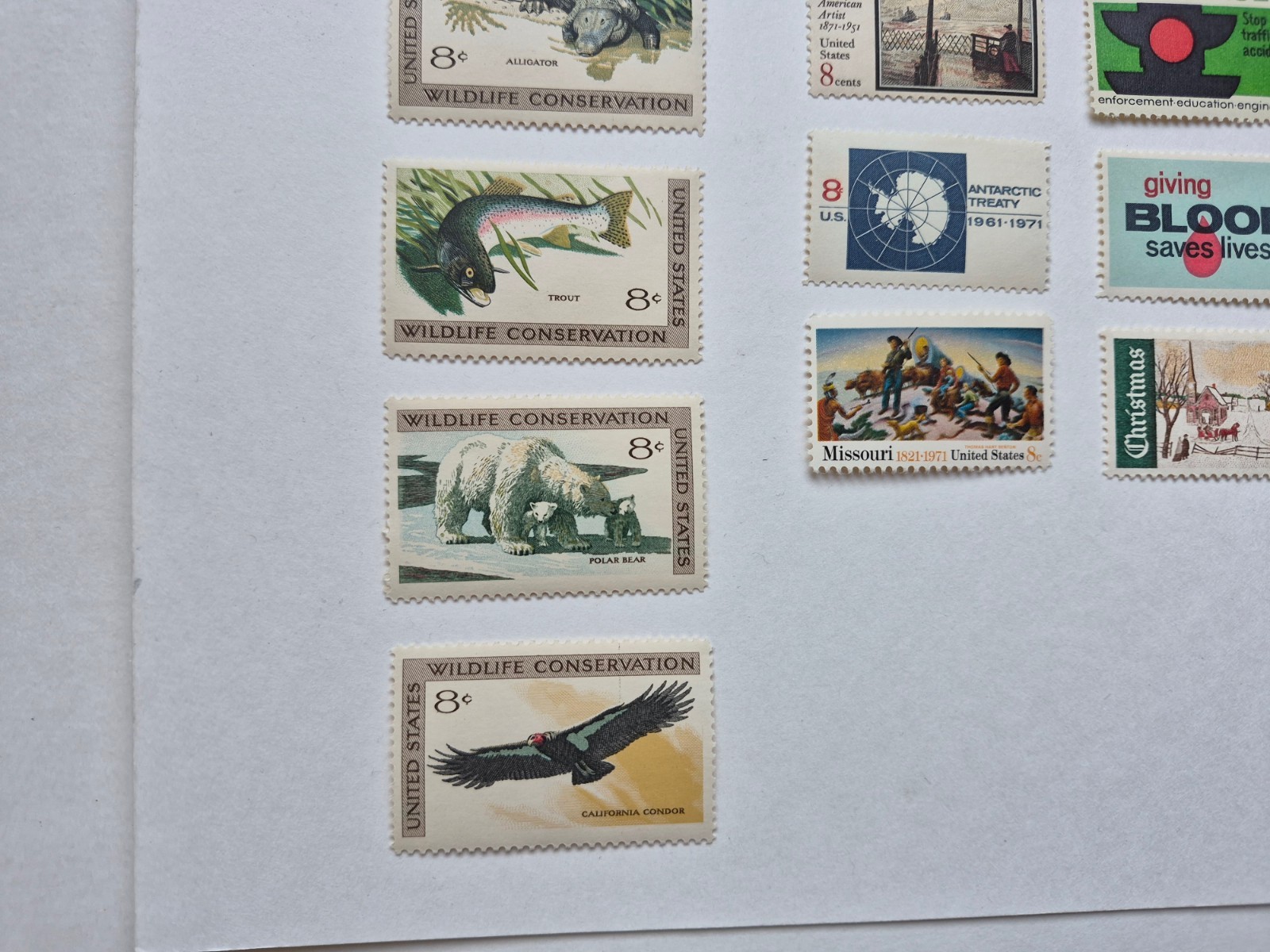 U.S. Stamps 1957-1971 Lot of 15 MNH