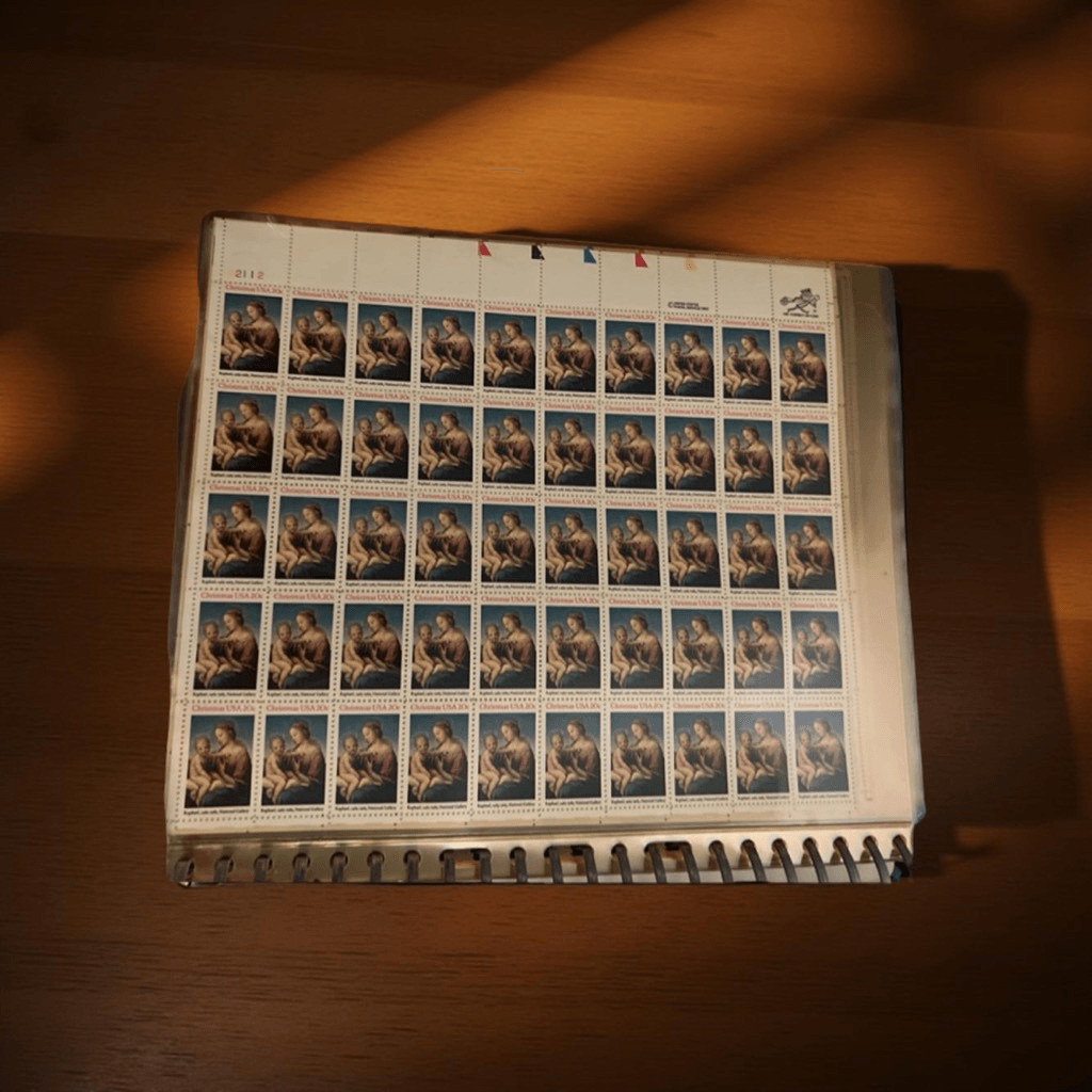 MNH Scott #2107 Christmas Madonna 50 20c Stamp Sheet