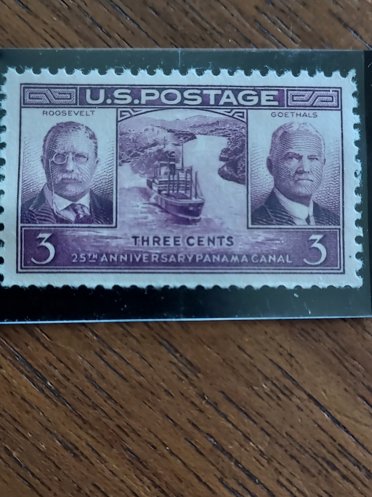 US Stamp-Scott-# 856-3c-OG/MINT/NH-1939-25th Anniversary of The Panama Canal