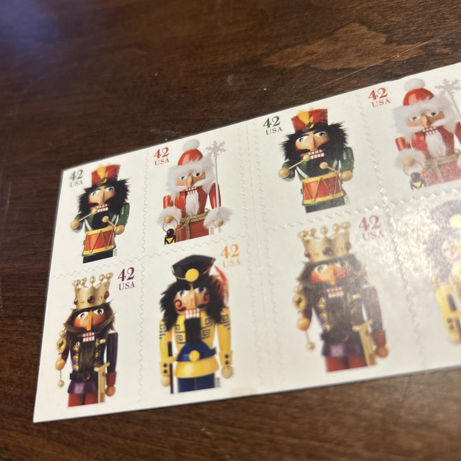 Christmas Nutcrackers | 2 Booklets of 20 = 40 Stamps 42¢ | #4360-4363b FV$16.80