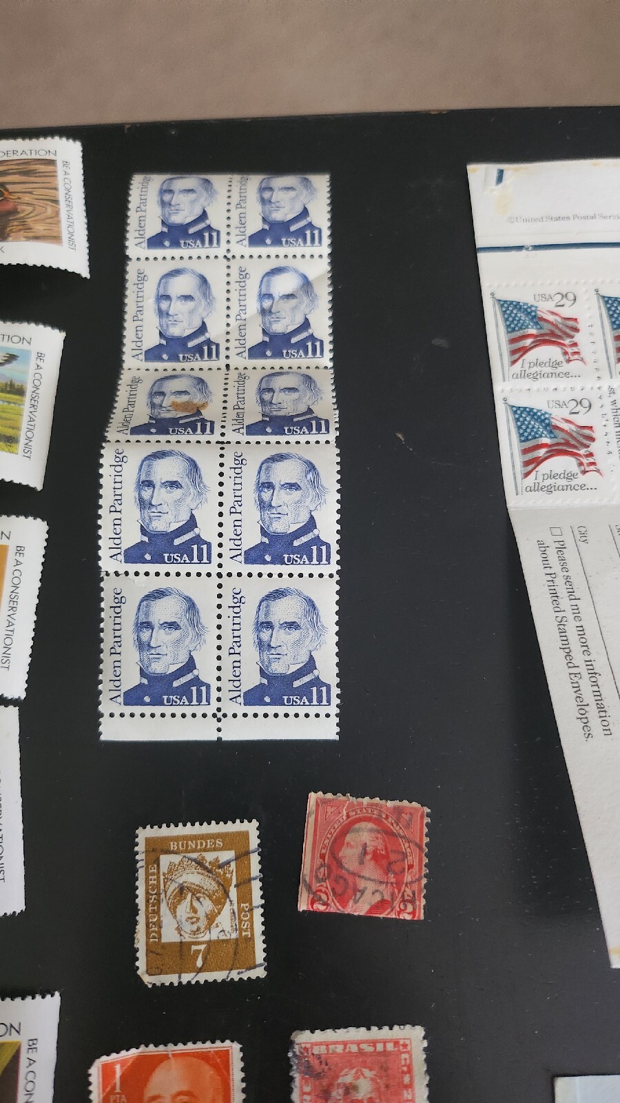 Us Postage Stamp Lot Some New and Used Some Not For Postage ( See Photos)