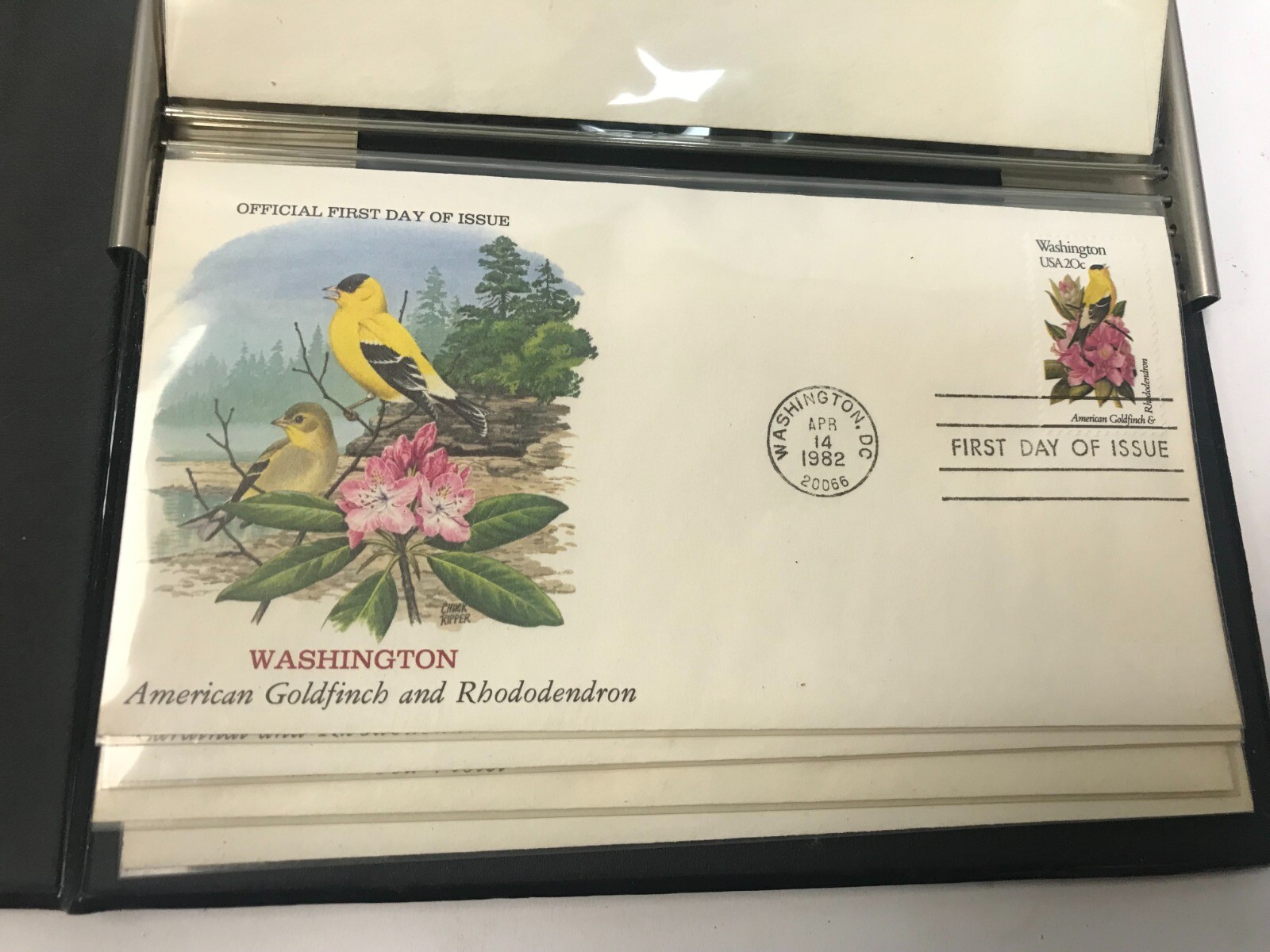 Official Birds and Flowers of Our Fifty States First Day Cover Stamp Collection