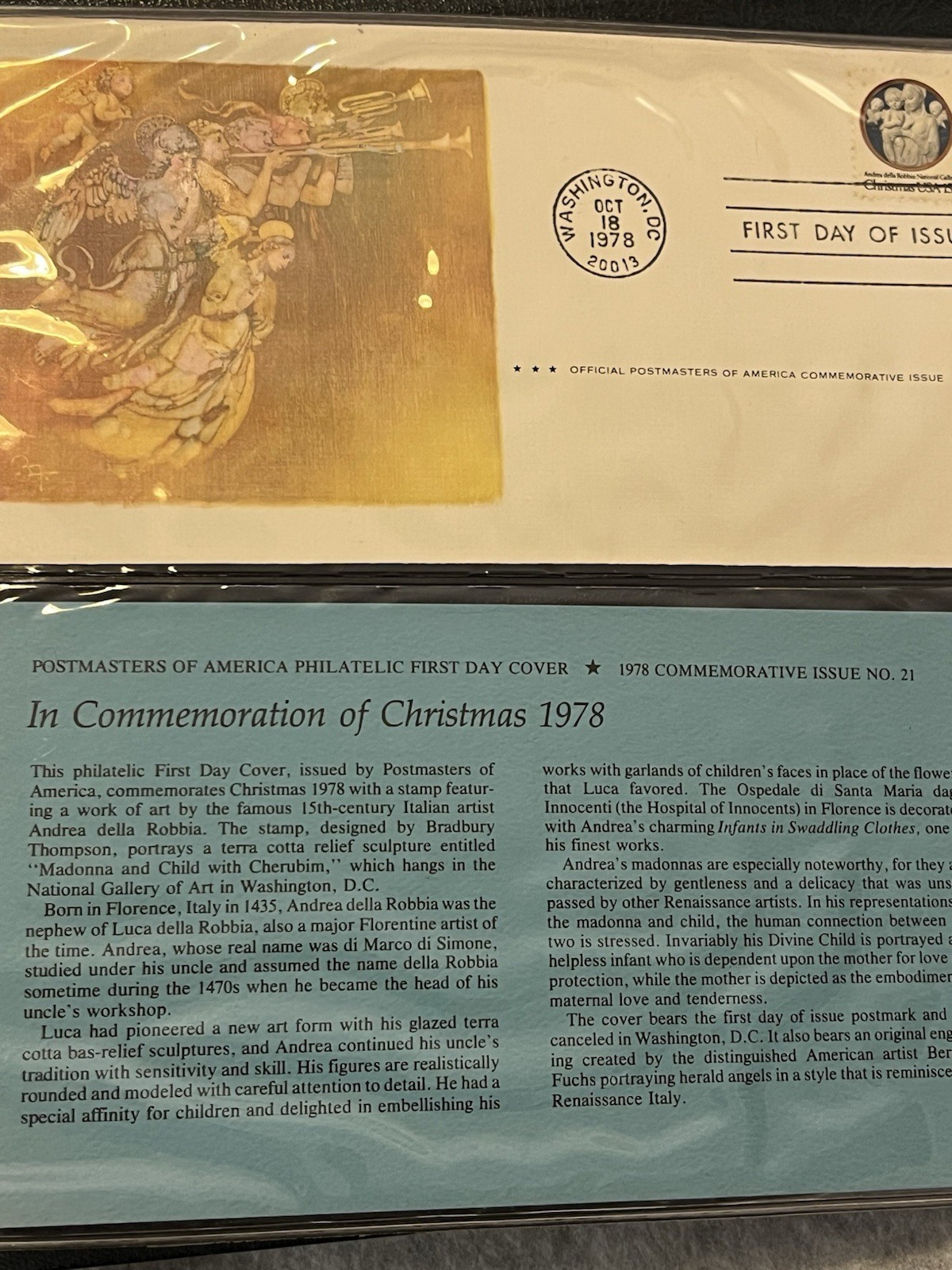 Postmasters of America – Philatelic First Day Covers 57 Total 1976-1978 w/Binder