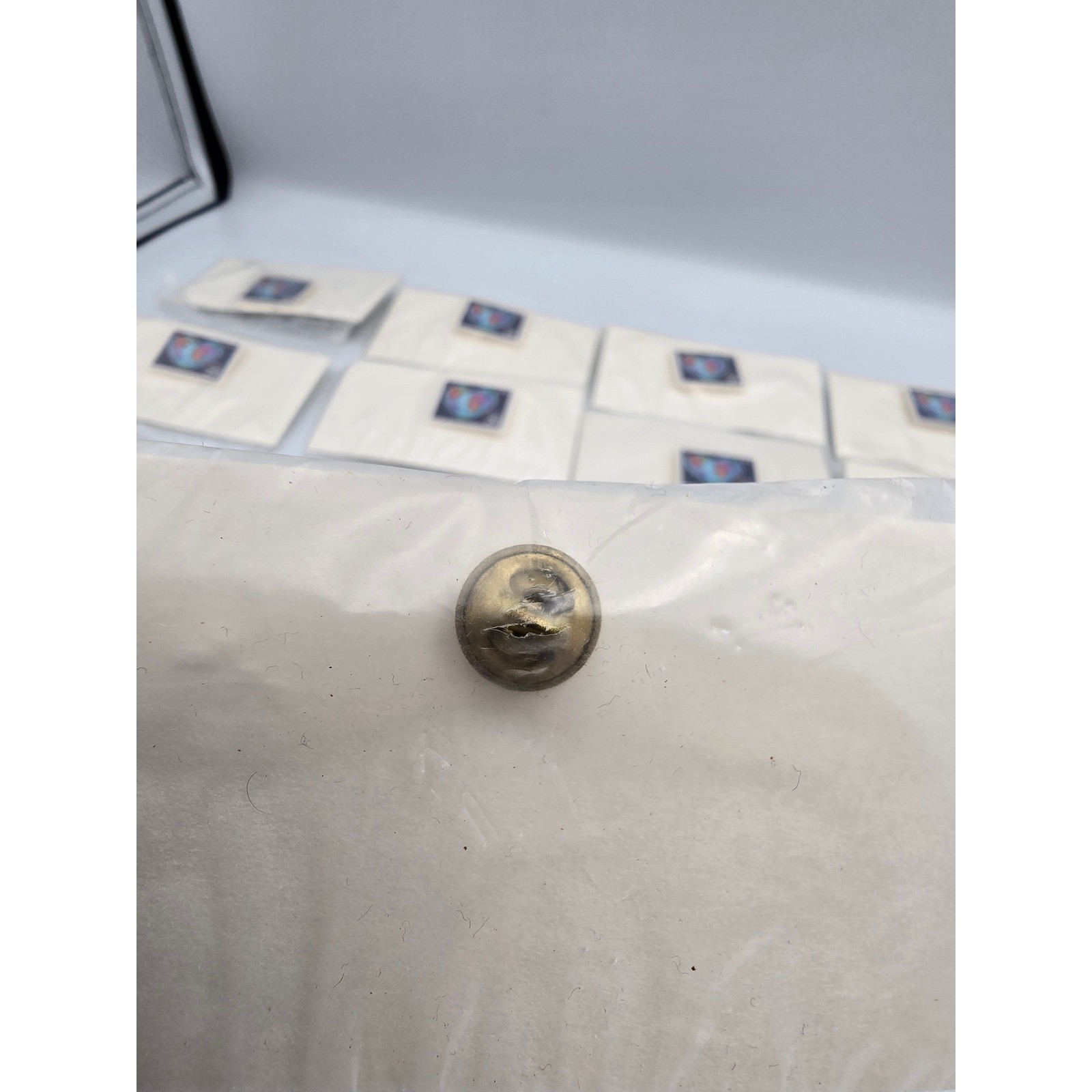 USA 29 Cent LOVE Heart Globe Postage Stamps pins Pack of 12