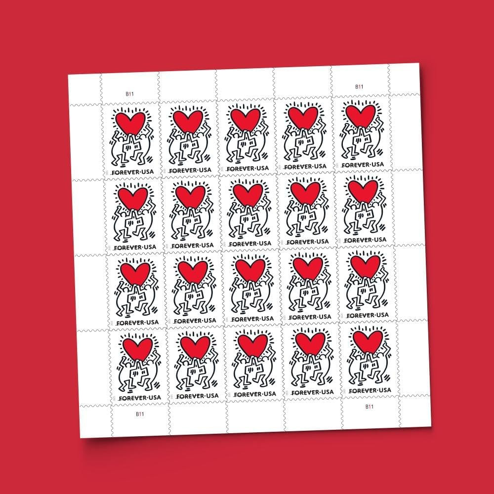 Love 2025 Postage Stamps Sheet of 20