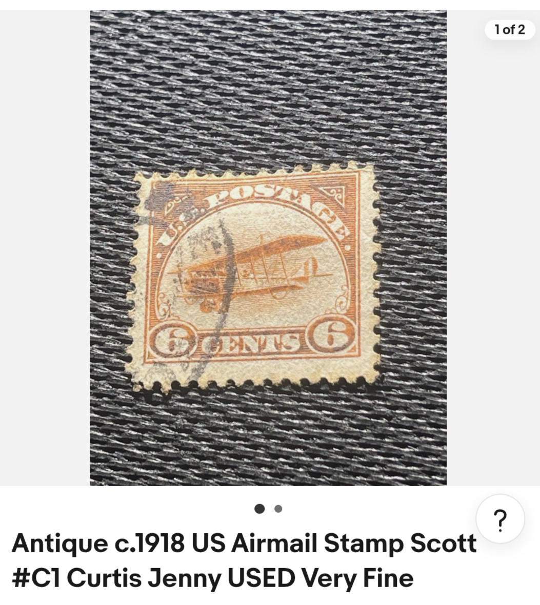 stamp jenny 6 cent stamp used
