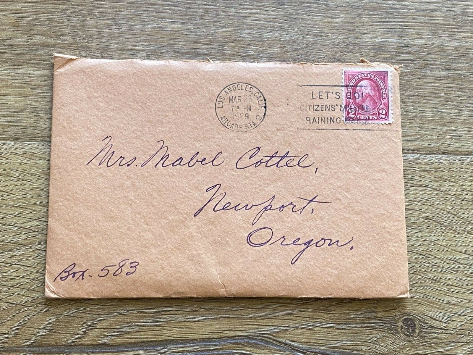 George Washington Red 2 Cent Postage Stamp Very Rare