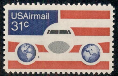 #C90 31¢ PLANE GLOBE FLAG AIRMAIL LOT 400 MINT STAMPS, SPICE UP YOUR MAILINGS!