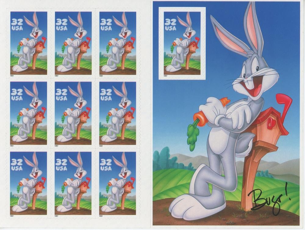 US POSTAGE LOT 5 DIFFERENT LOONEY TUNES SHEETS OF 10 3137 // 3534 (IMPERF???)