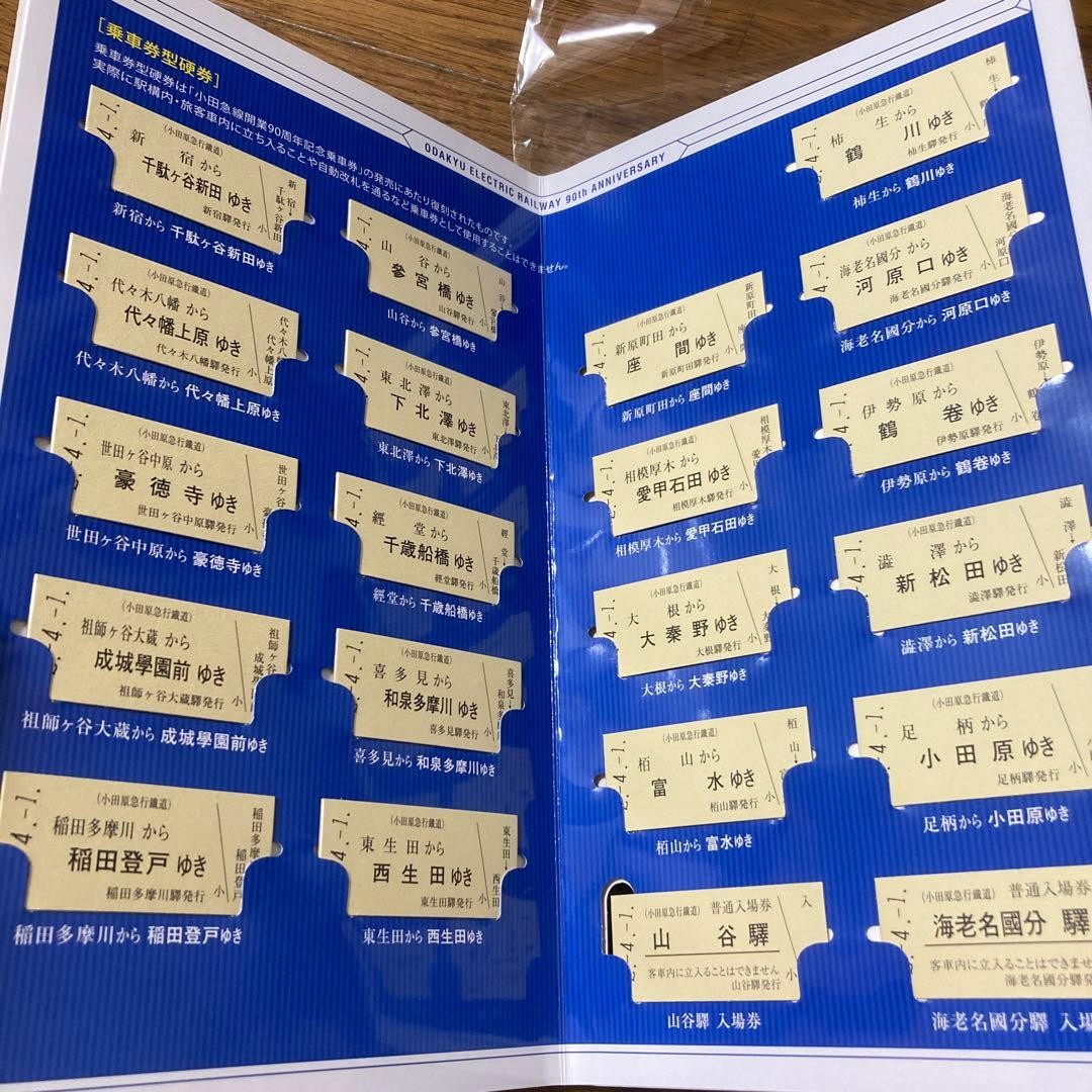 Odakyu 90th Anniversary Ticket