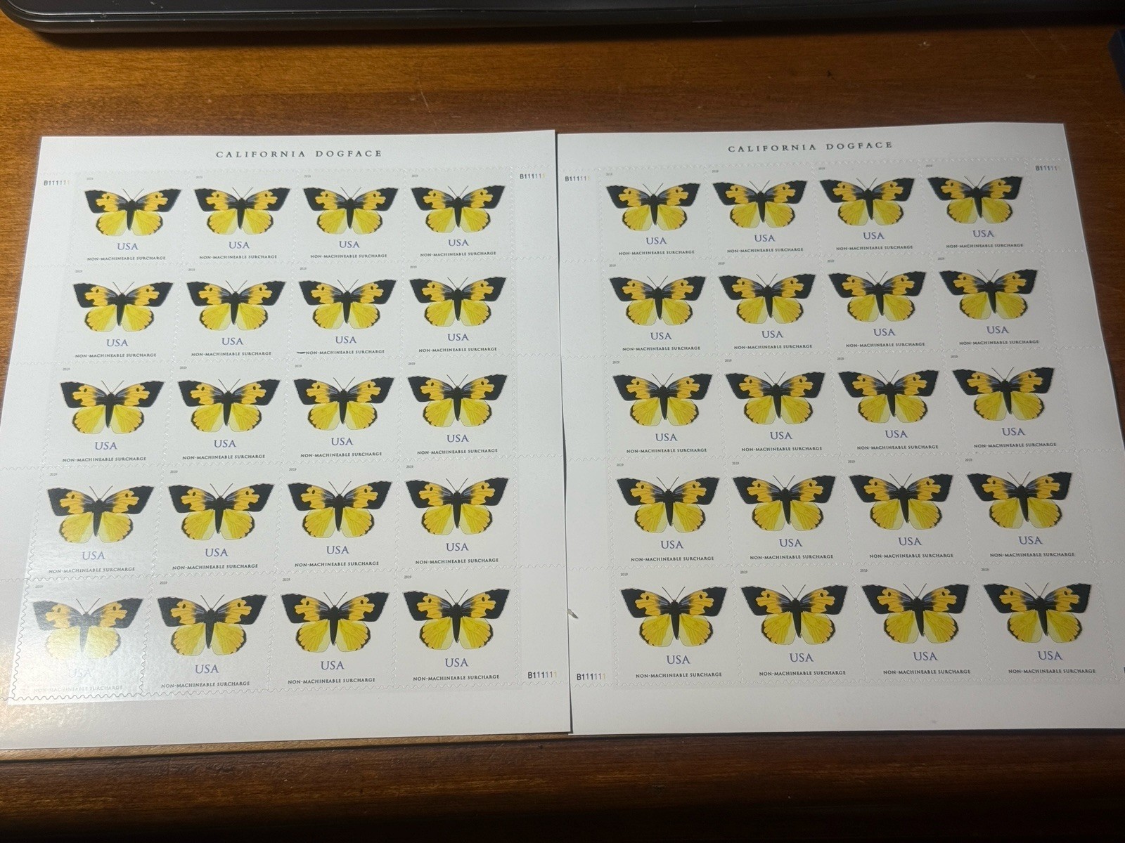 USPS FOREVER+ POSTAGE STAMPS-BUTTERFLY-40 STAMPS-SAVE $-RETAIL $1.20 UPAY .60