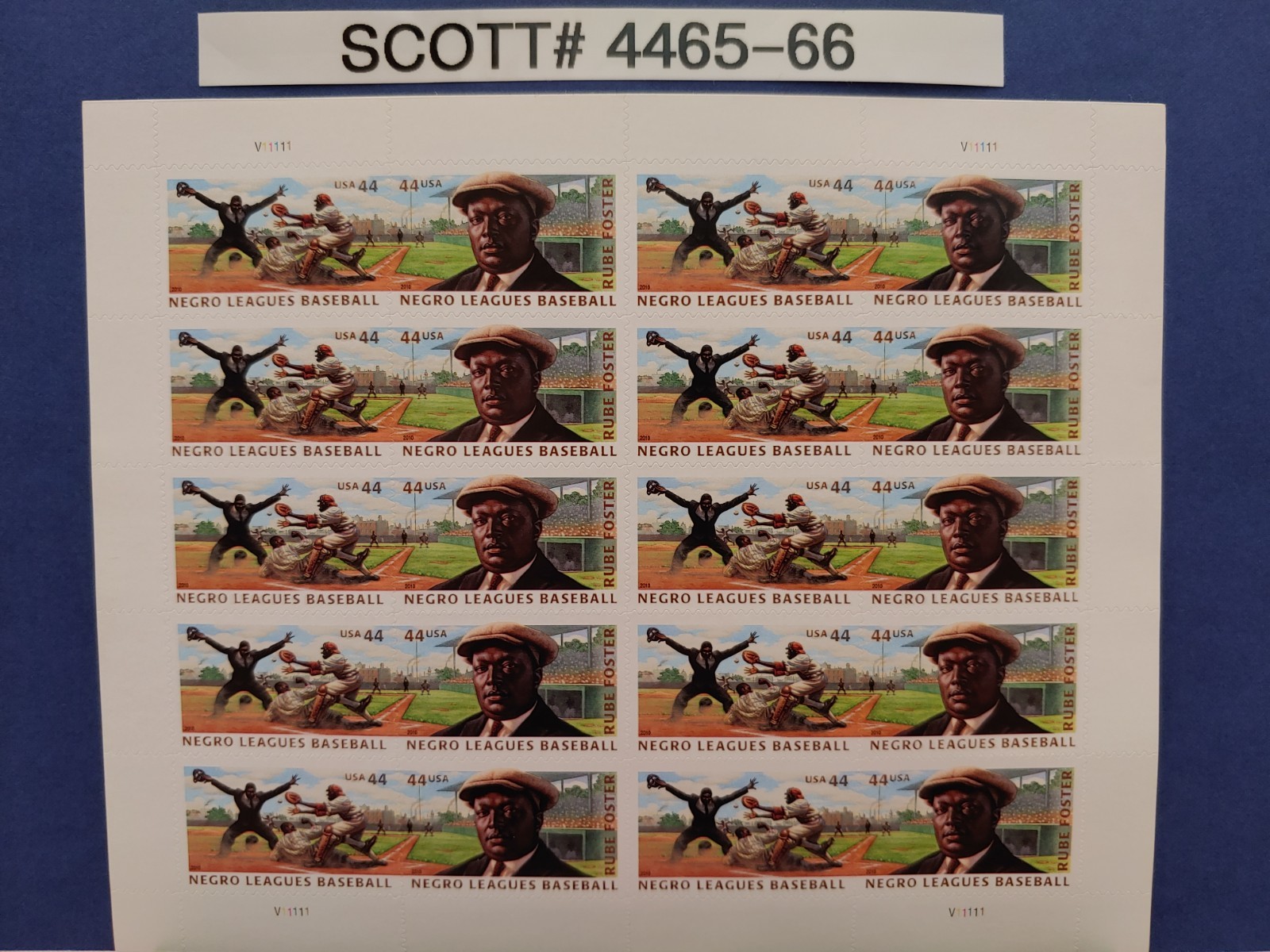 Scott # 4465-66 Negro Leagues Baseball – USPS Postage Stamps
