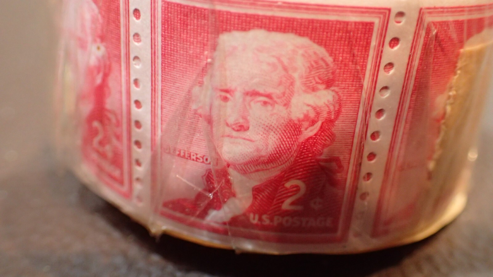 SCOTT 1055 2C STAMP THOMAS JEFFERSON Stamps COIL ROLL OF 500 Sealed