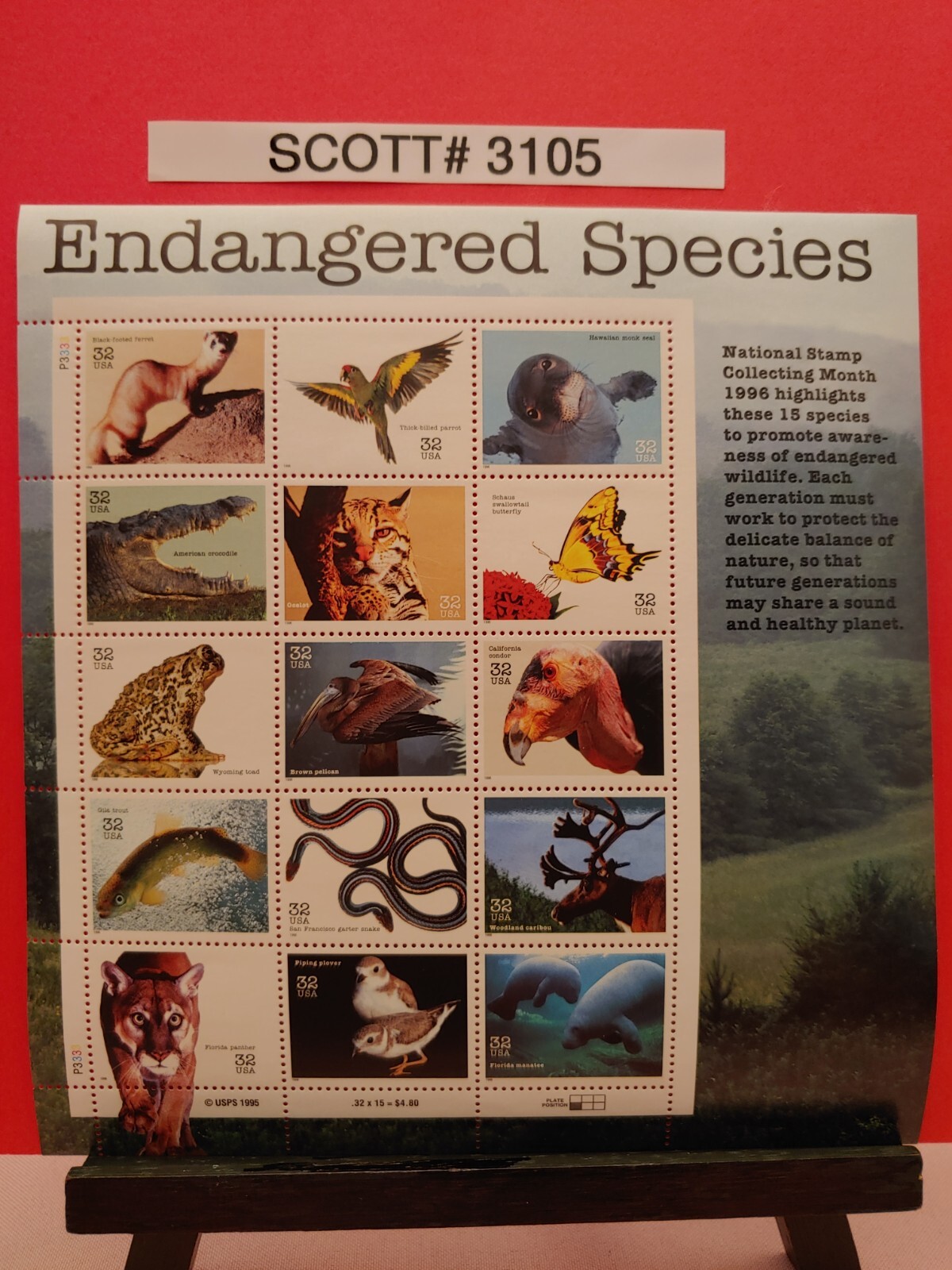 Scott # 3105 Endangered Species – USPS Postage Stamps