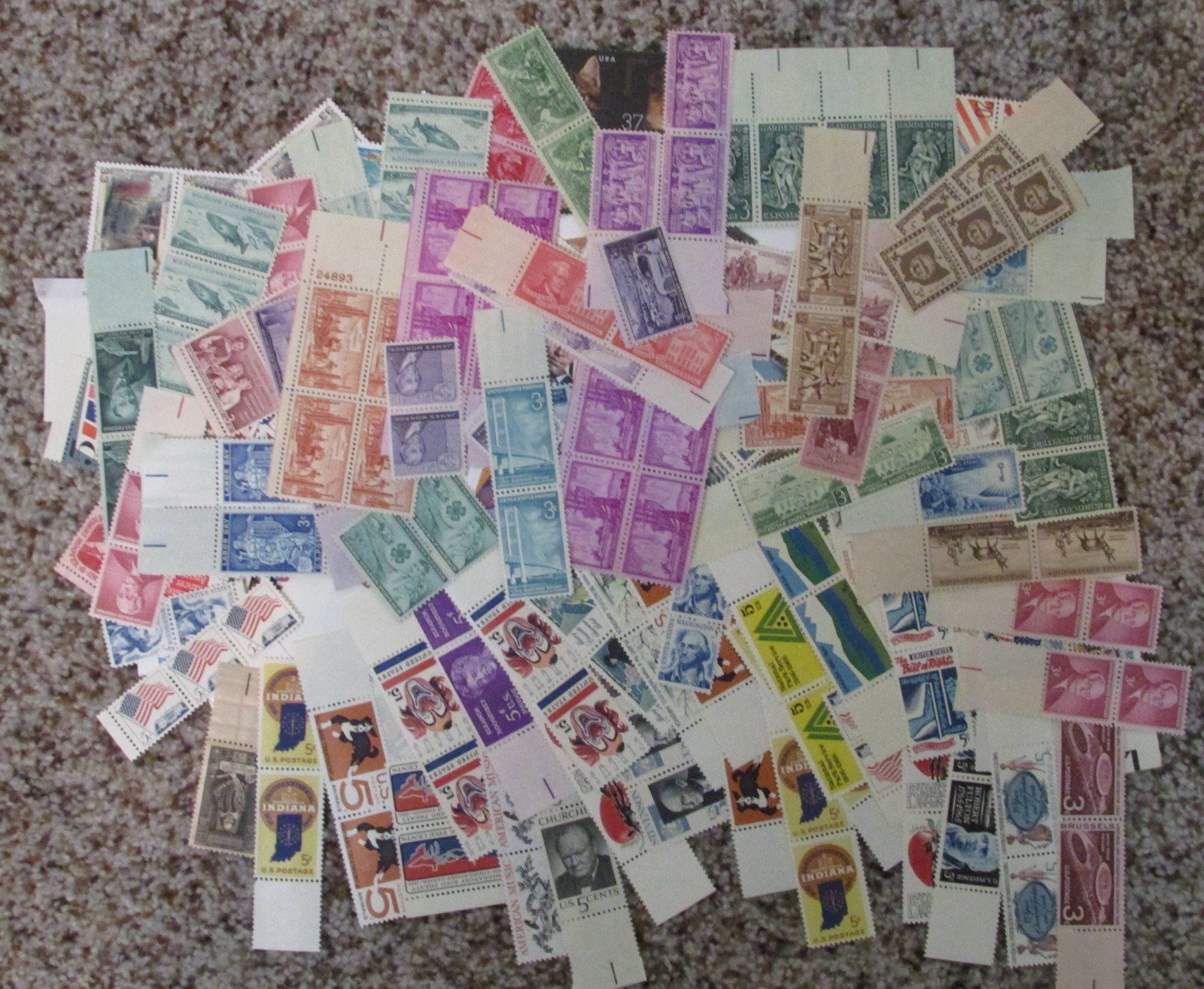 US Discount Postage Stamps unused. Below Face, FACE VALUE $100.02. Lot 260057
