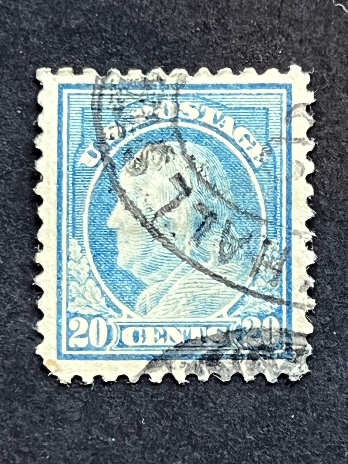 20c Perf 10 Used, Hinged – Scott #438 – Free Shipping!