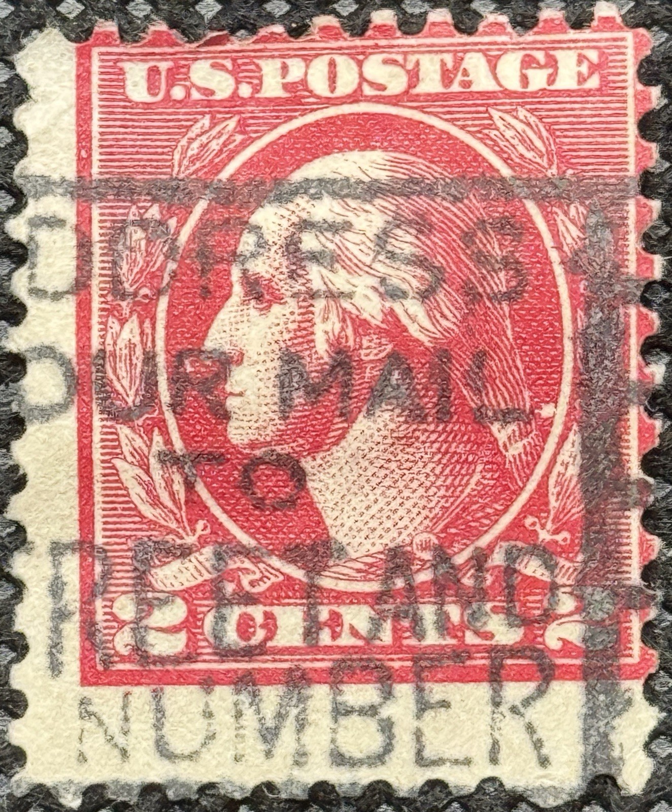 U.S.A. Postage Stamp Scott # 528a Type VI Used George Washington 2 cent