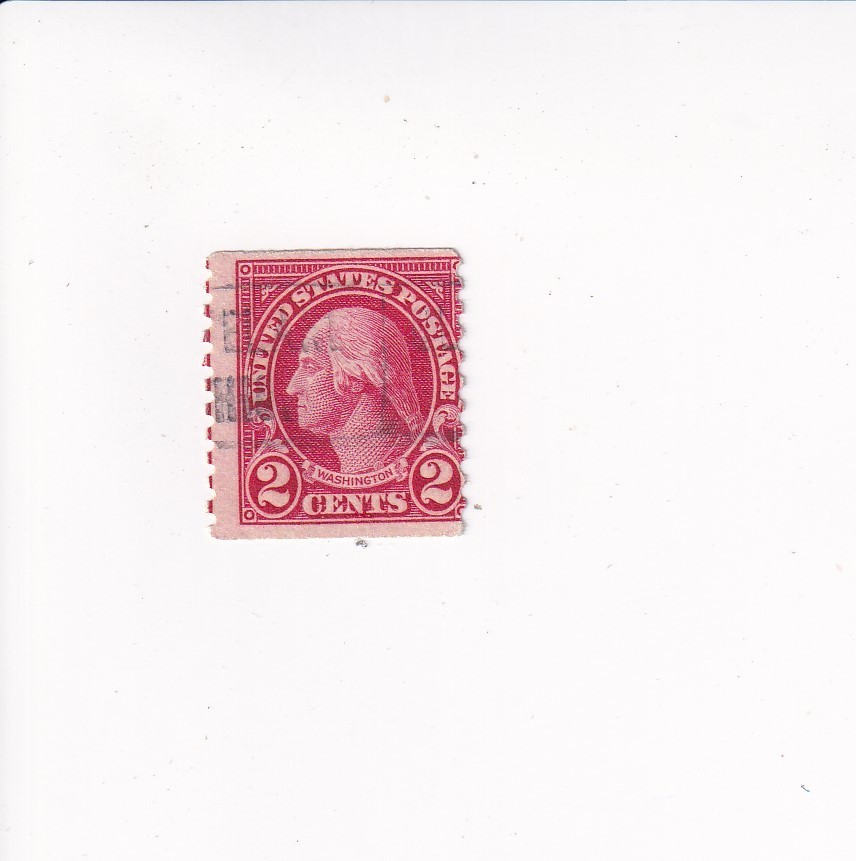 US WASHINGTON 2 CENTS 1923-29 COILS, PERF. 10 VERT. , ROTARY PRESS TYPE I (US)