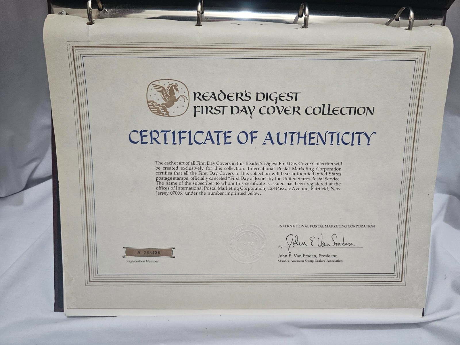 Reader’s Digest First Day Cover Collection w/ Binder, 23 Stamps, 1978-1979