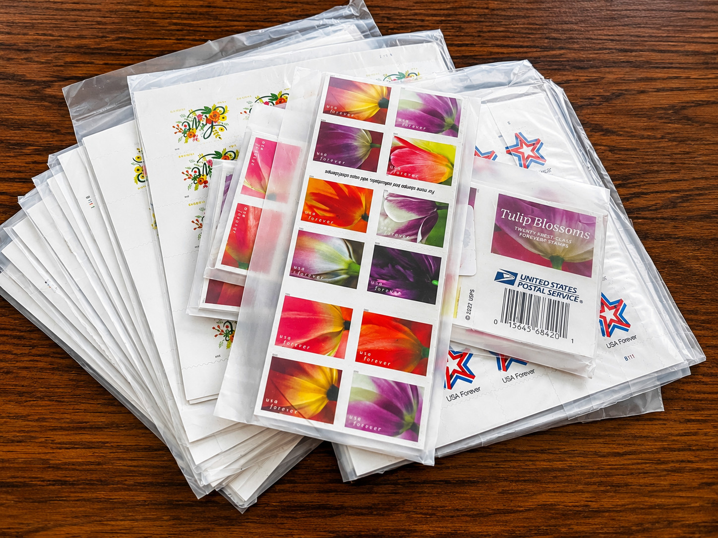 100 Genuine USPS Forever Stamps Unused 5 Sheets of 20 Booklet of 100