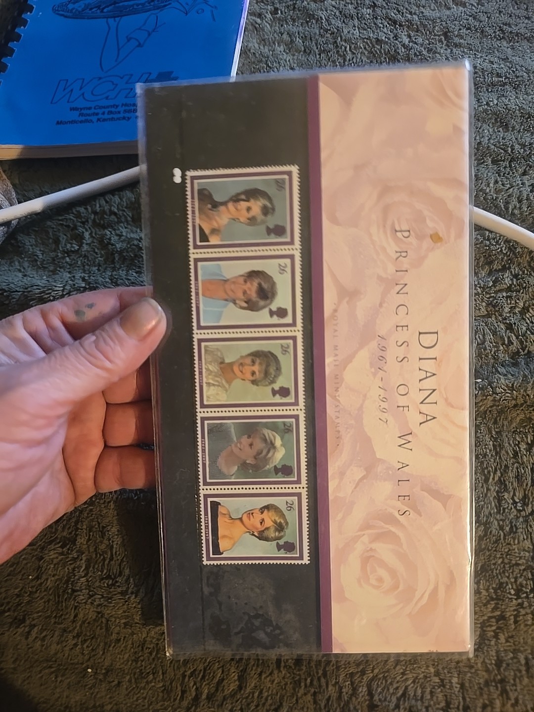 Princess Diana Stamp Set 5 Unused Portraits Collectible