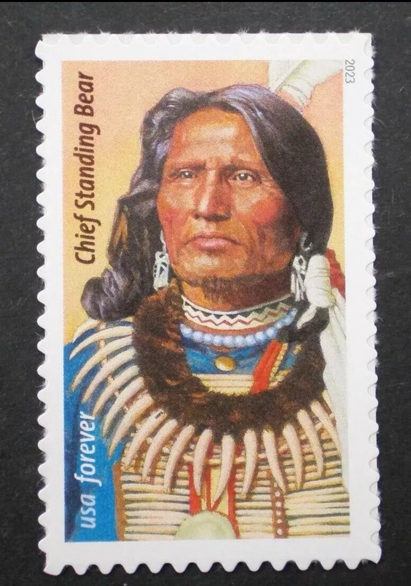 US stamps Chief standing bear 2024 MNH forever