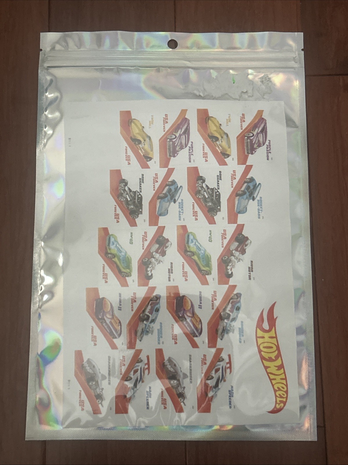 2018 50TH ANNIVERSARY HOT WHEELS USPS UNITED STATES POSTAL SERVICE 20 STAMPS