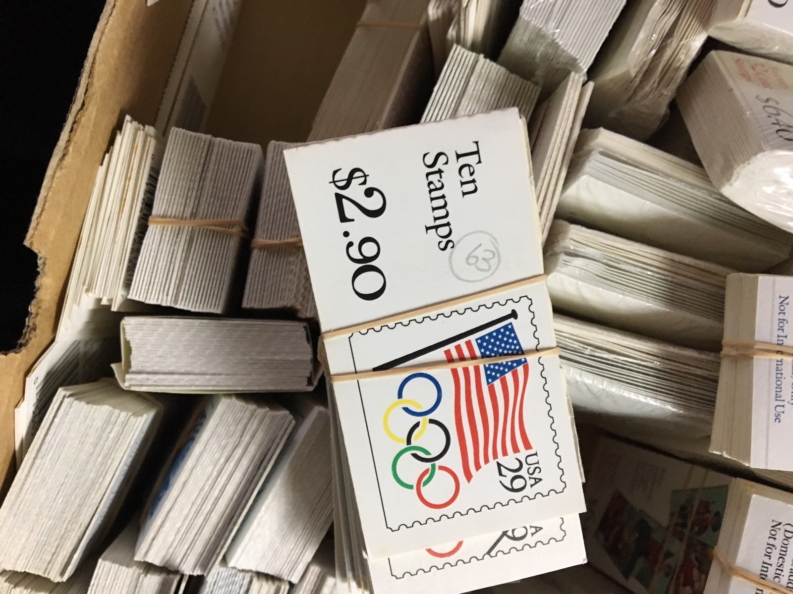 Booklets Of Postage Stamps. Nice Assortment $500.00 Face Value.