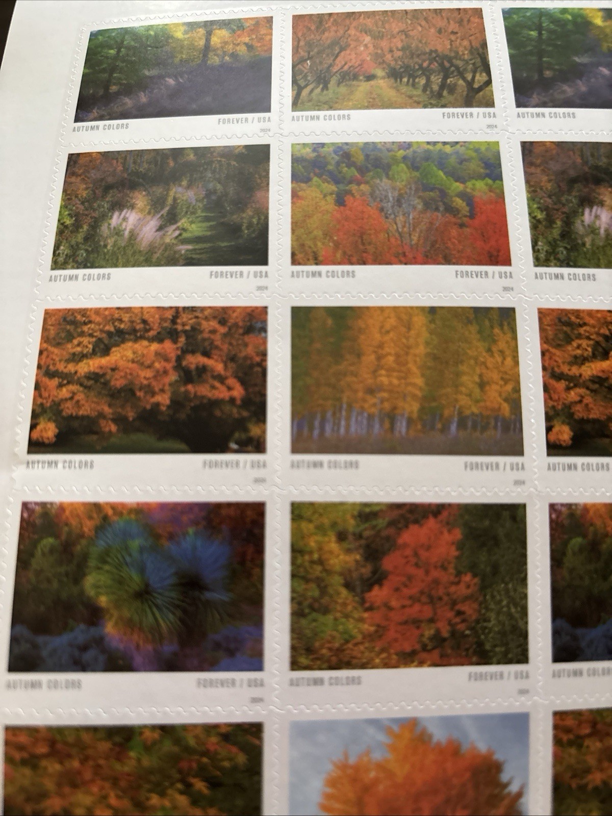 US SCOTT 5929 – 5938 AUTUMN COLORS 20 STAMPS FOREVER MNH