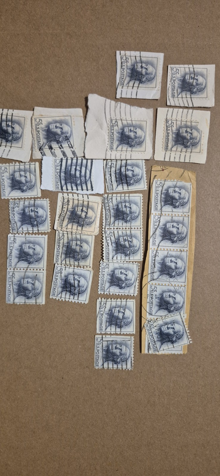George Washington vintage post stamps .
