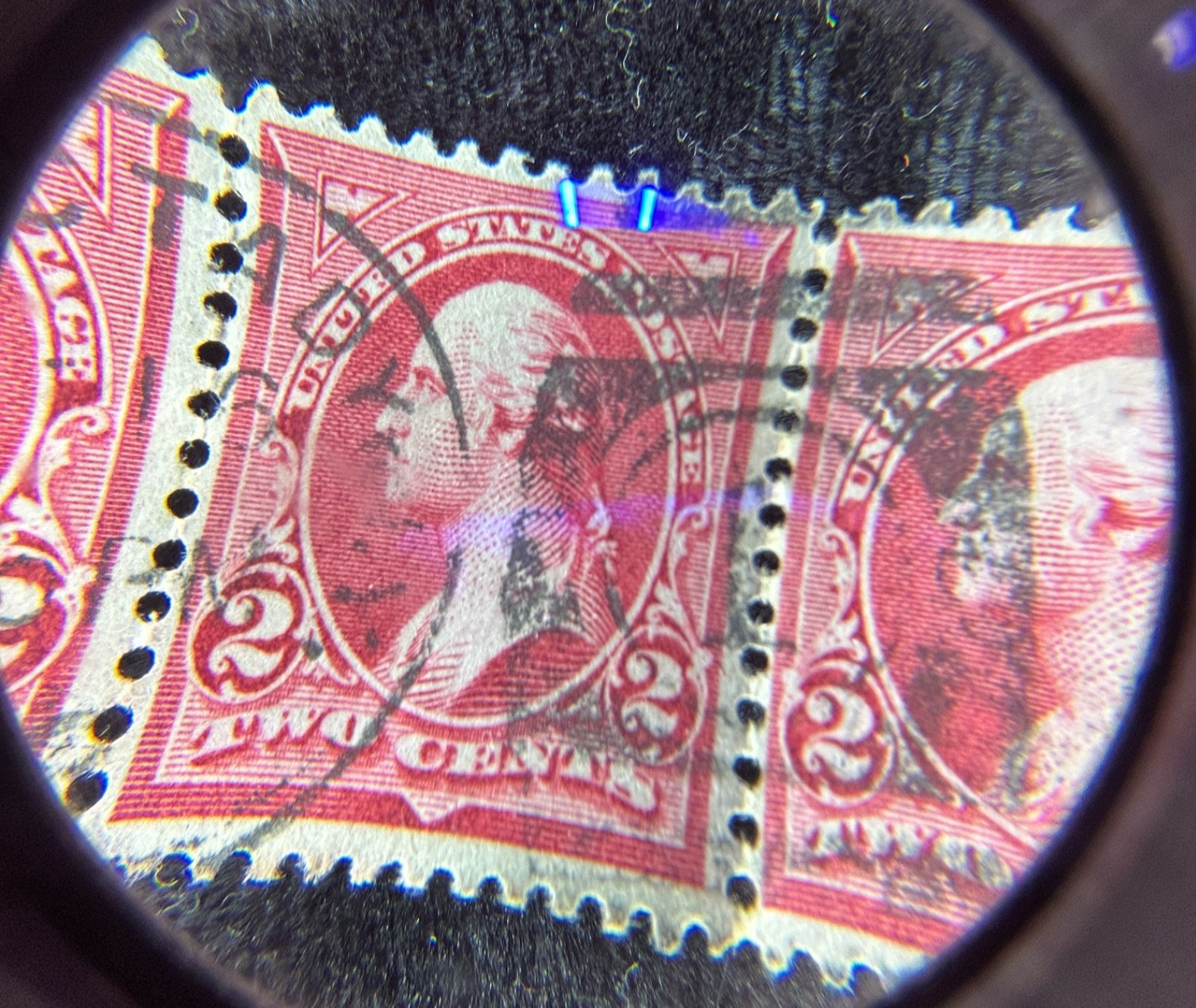 Rare George Washington 2 Cent Red US Postage Stamp Collectible
